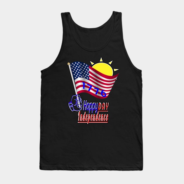 Independence Day in the United States Fourt of july Tank Top by Top-you